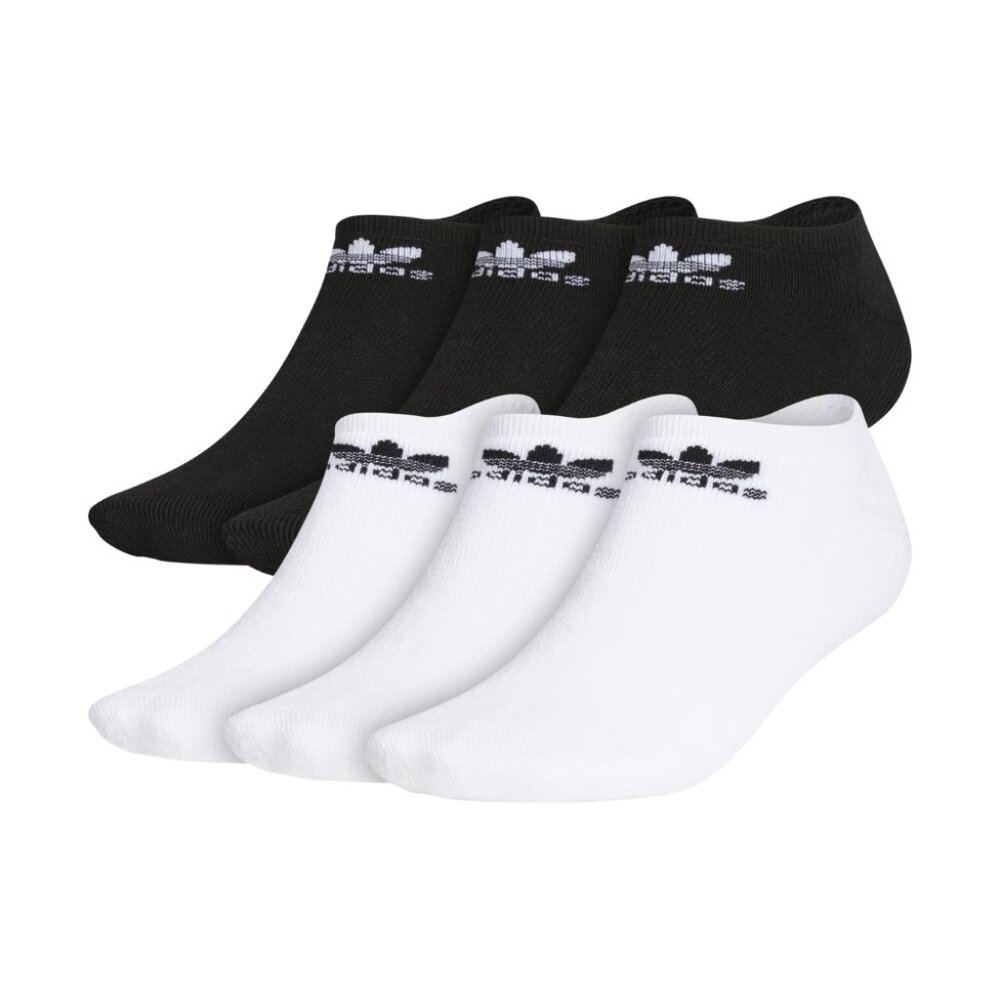 Adidas Trefoil No-Show Socks - 6 Pairs